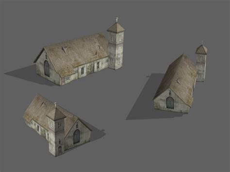 Fantasy Church 3d Max