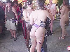 Naked Street Party Fantasy Fest PornZog Free Porn Clips