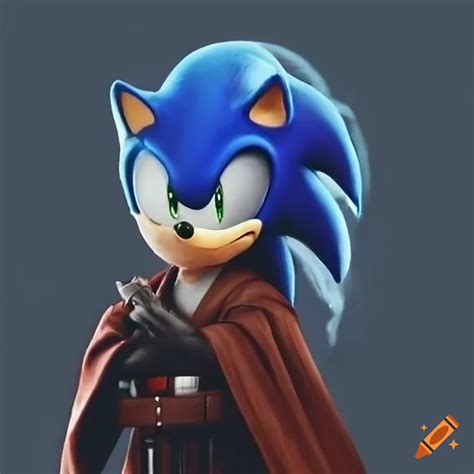 Sonic Meeting Anakin Skywalker On Craiyon