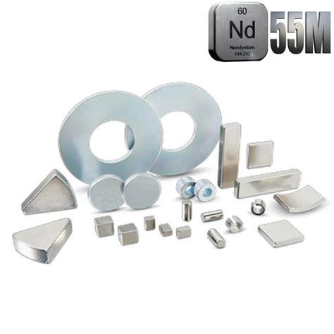 N55M Rare Earth NdFeB High Grade Magnets MPCO Magnets