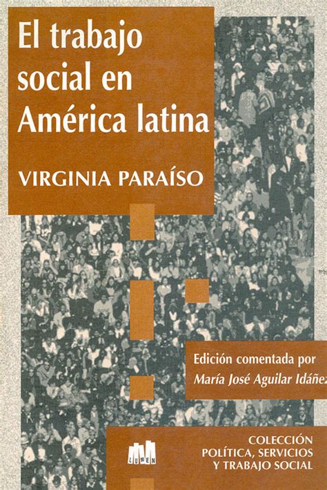 El trabajo social en América Latina Editorial Temis