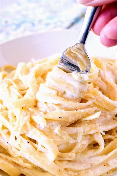 Best Homemade Alfredo Sauce Quick Easy Hello Little Home