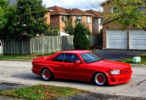 Mercedes Benz C126 560sec Amg Red Benztuning