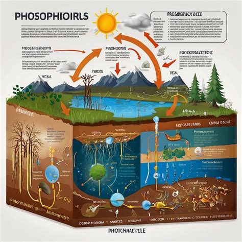 Diagrama De La Tabla De Educación Del Ciclo Biogeoquímico Del Ciclo Del