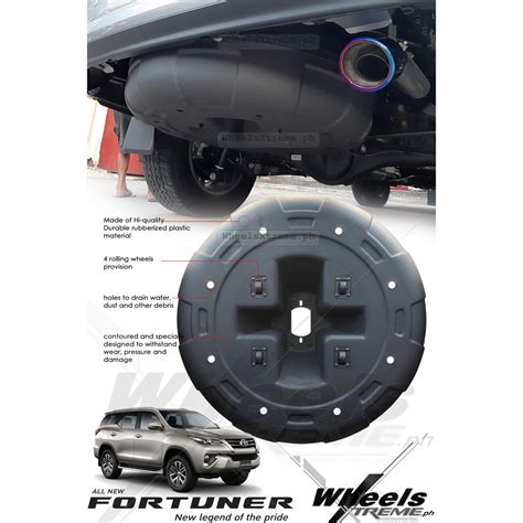 Toyota FORTUNER HILUX 2016 2025 Spare Tire Cover With Wheels MOD