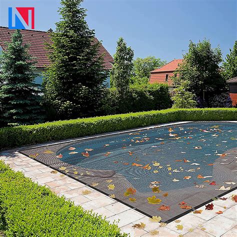 Easy To Remove Polyethylene Leaf Net Above Ground Pool Cover China Pool Leaf Net And Swimming