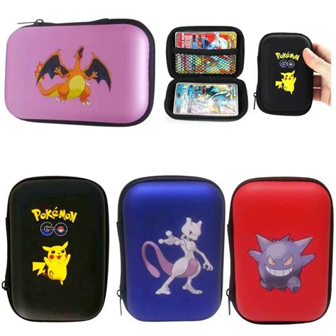 Porte Cartes Pok Mon Pikachu Bo Te De Rangement Pour Cartes De Jeu De