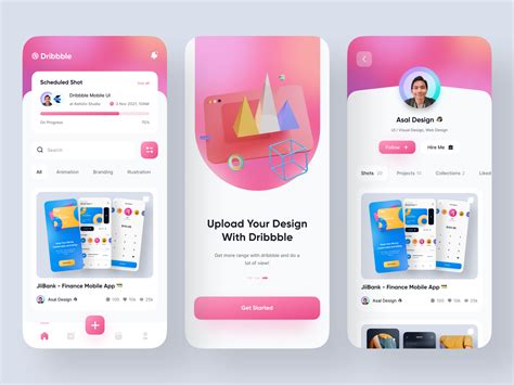 Dribbble Dribbble Mobile05png By Asal Design®