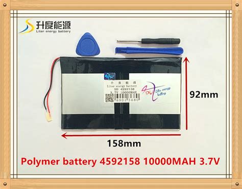 Tablet Pc V Mah Polymer Lithium Ion Battery Li Ion Battery