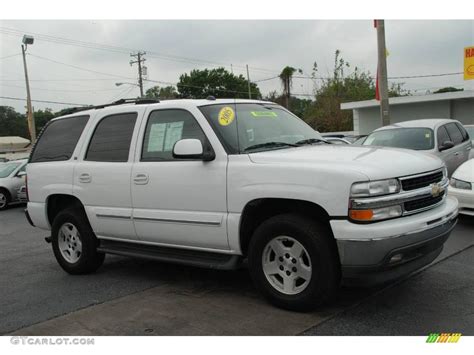 2005 Summit White Chevrolet Tahoe Lt 22209307 Car