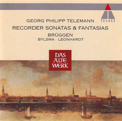 Recorder Sonatas Fantasies Br Ggen Bylsma Leonhardt By Georg