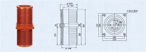 Yueqing Dowe Superior Quality Kv Epoxy Resin Busbar Through Insulator