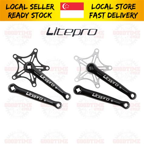 Litepro 170mm Spider Vintage Square Taper Hole Crankset 130BCD Crankarm