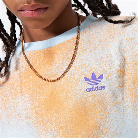 Adidas ТЕНИСКА Crop Tee Girl Hk2929 Детски Цвят бял Модни Тениски Дрехи