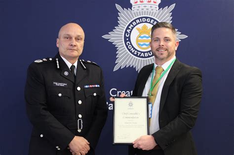 Cambs Police 💙 On Twitter Ds Adam Mccluskey Was Commended Yesterday