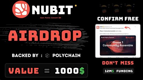 Nubit Confirm Free Testnet Airdrop Value Don T Miss Youtube