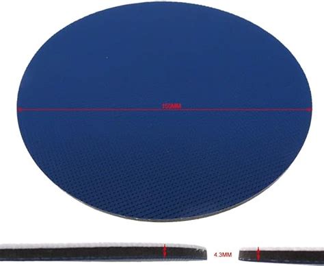 Xucus 6 150mm Hook Loop To PSA Vinyl Conversion Pads For Discs And