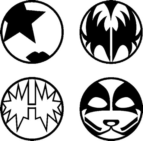 Download Gene Simmons Makeup Stencil Cartooncreative Co Kiss Band