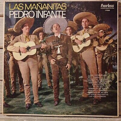 Pedro Infante Las Mañanitas Latin Ranchera LP VINYL MEXICO RARE