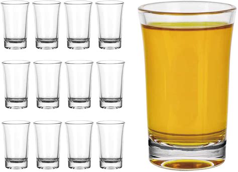 12 Pack Shot Glass Bulk Set With Heavy Base 1 5 Ounce Whiskey Shot Glasses 313106483487 Ebay