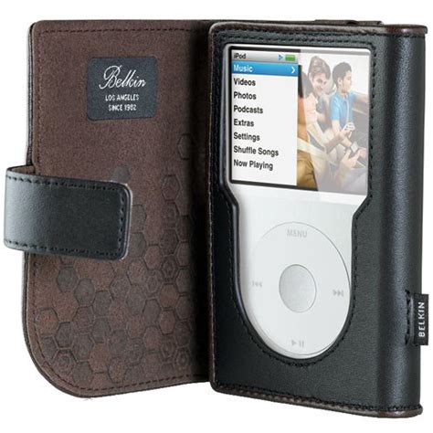 Belkin Leather Folio Case For Ipod Classic 80gb Or F8z207 Kr