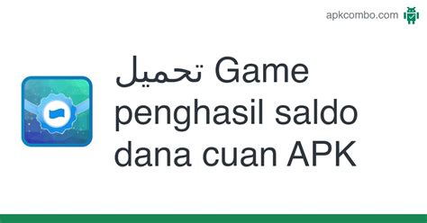 Game penghasil saldo dana cuan APK Android Game تنزيل مجاني