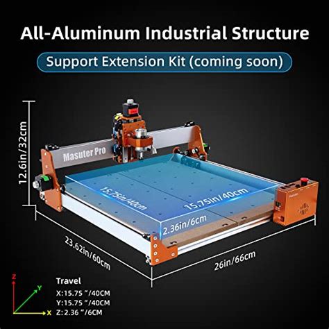 FoxAlien Masuter Pro CNC Router Machine Upgraded 3 Axis Engraving All