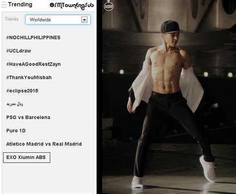 SMTownEngSub On Twitter EXO Xiumin ABS Is Trending 10 Worldwide