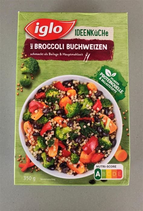 Veggie Love mit Brokkoli Buchweizen Iglo kalórie kJ a nutričné