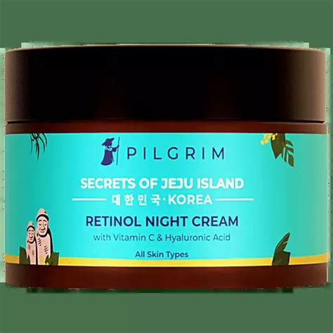 PILGRIM Retinol Night Cream With Vitamin C & Hyaluronic Acid - Treats ...