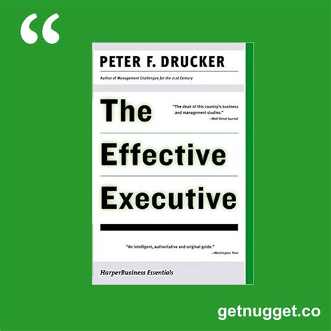 The Effective Executive Pdf Summary Peter Drucker 12min Blog