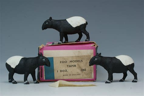 Sold Britains Zoo Series Tapir Pink Trade Box Herald Toys And Models