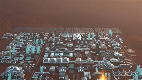 Martian Base 3d Model Cgtrader