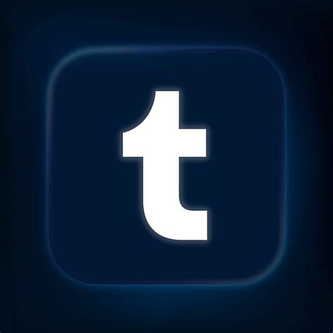 Tumblr Icon For Social Media Free Icons Rawpixel