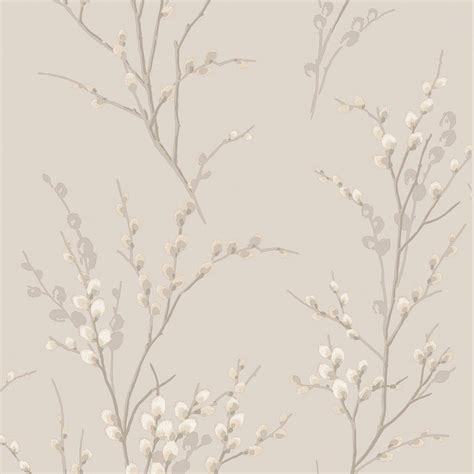 Laura Ashley Wallpaper Pussy Willow Dove Grey Closs Hamblin