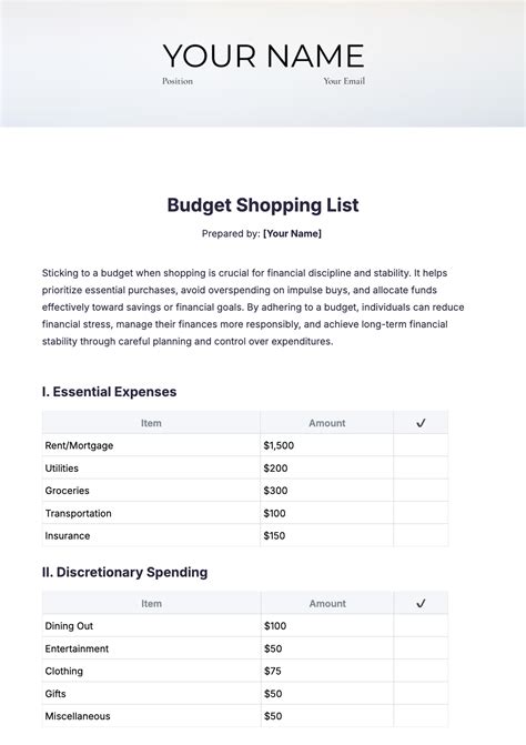 Free Itemized List Design Template To Edit Online