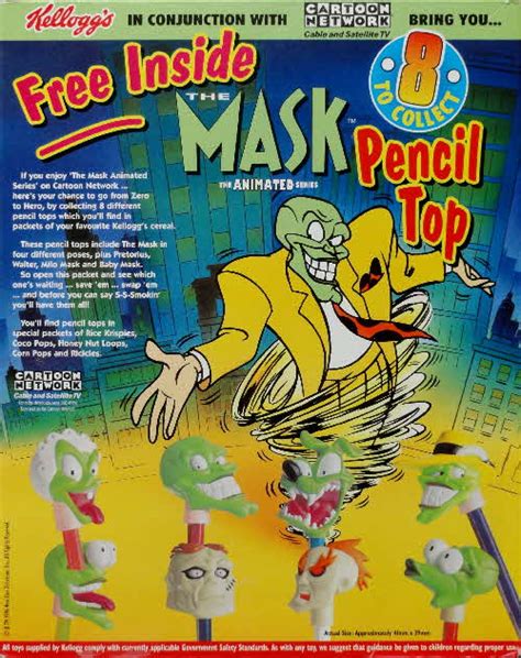 Mask Pencil Top Issued In Kelloggs Coco Pops