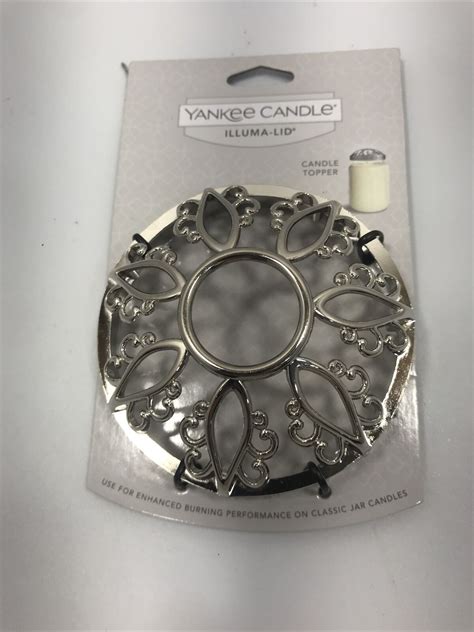 Yankee Candle Illuma Lid Jar Candle Topper MATRIX CHROME NEW 2021 EBay