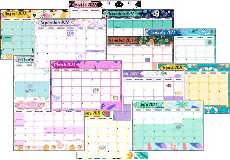 Calendrier Photo Personnalis Printable Monthly Calendar