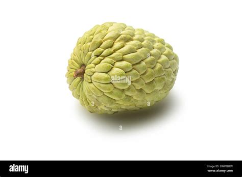 Fresh Annona Sweetsop Sugar Apple Or Custard Apple Isolated On White