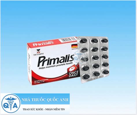 Primalis Giảm Sự Triến Triển Của U Xơ Tuyến Tiền Liệt Nhà Thuốc
