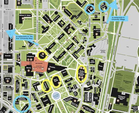 University Of Washington Map Of Campus - Amargo Marquita