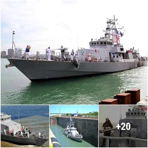 The Pc Class Cyclone Class Coastal Patrol Ship Is Releasing Electricity