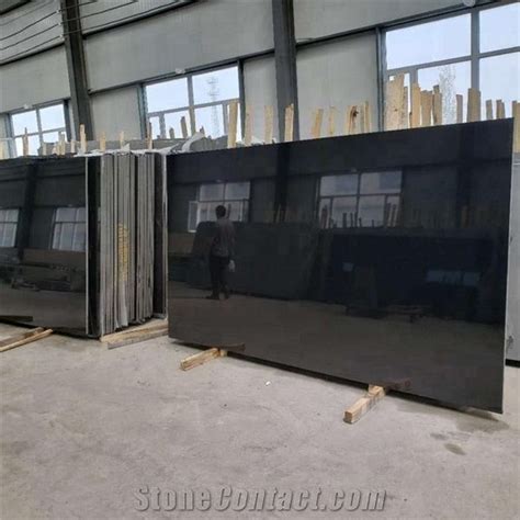 Chinese Mongolia Black Granite Tiles And Slabs From China