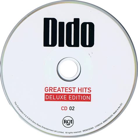 Car Tula Cd2 De Dido Greatest Hits Deluxe Edition Portada