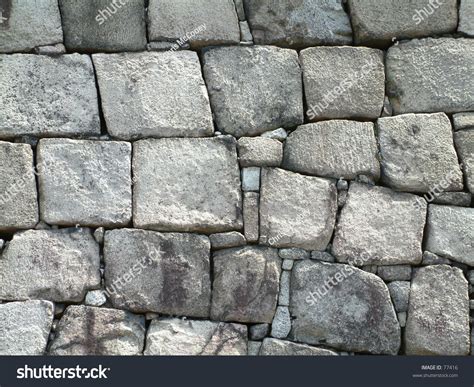 Castle Wall Of Large Blocks Stock Photo 77416 Shutterstock