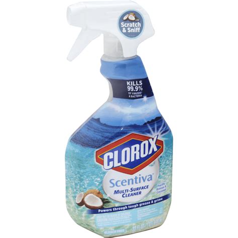 Clorox Scentiva Multi Surface Cleaner Pacific Breeze And Coconut Multi Purpose Martins Super