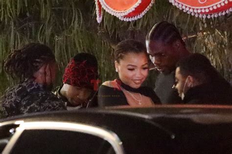 Tyga And Chloe Bailey Spotted Together Photos