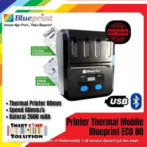 Printer Mobile Thermal Kasir Bluetooth 80mm Blueprint ECO80 ECO 80