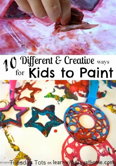 10 Creative Kids Painting Activities Kids Painting Activities Art